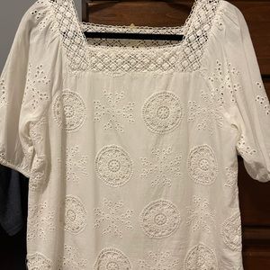 Loft Women’s Eyelet top